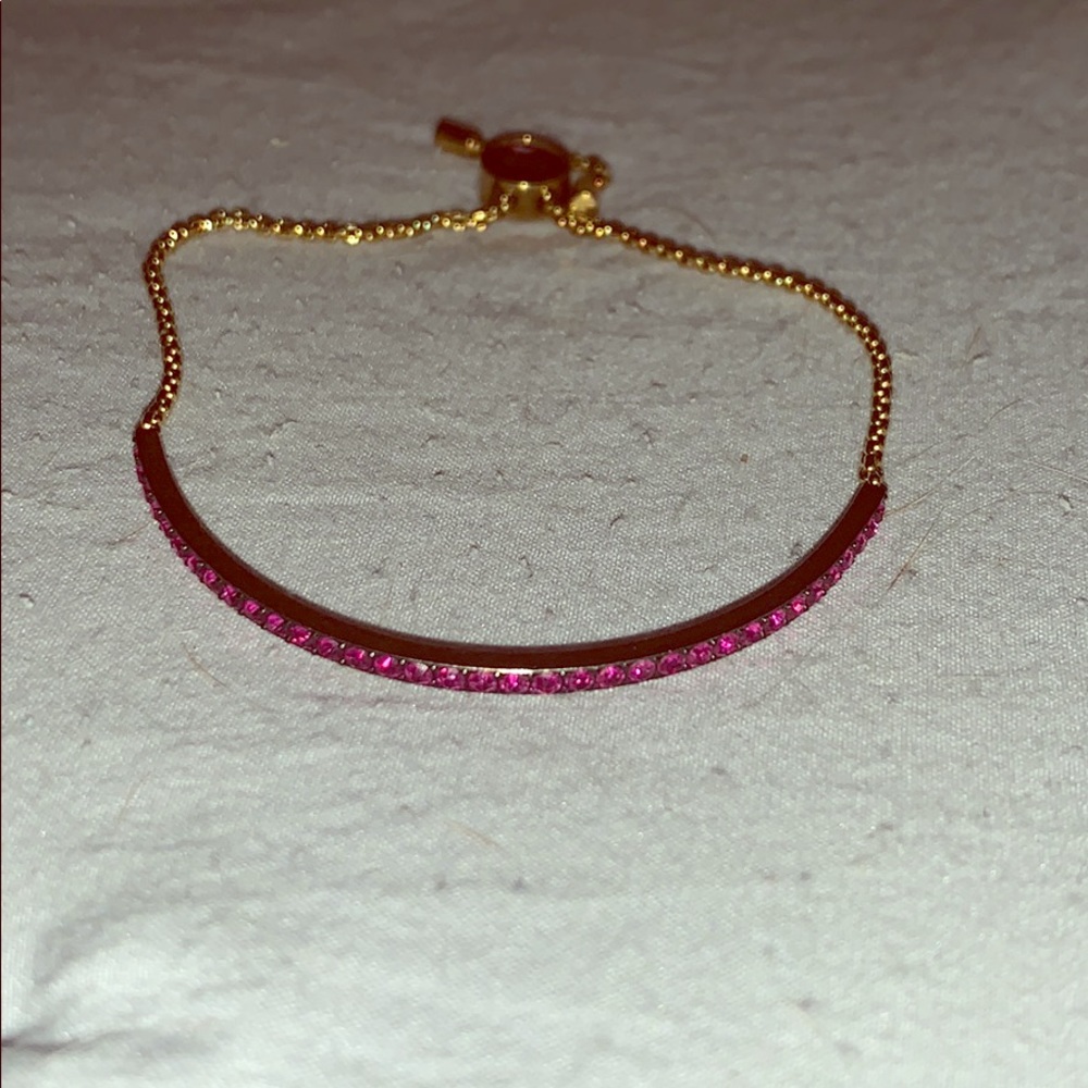 Michael Kors pink stone bracelet